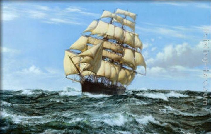 Montague Dawson Racing Home, The Cutty Sark